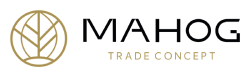 Logotipo Mahog Trade Concept - Exportação de Móveis
